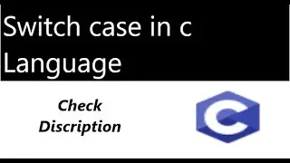How to use Switch case in c language | Switch case in c language | c language | programming language