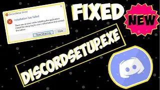 Quickly Fix DiscordSetup exe Installation Has Failed Error Windows 10