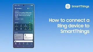 How to connect a Ring device to SmartThings