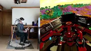 My VR support rig and VR shoes in No Man's Sky