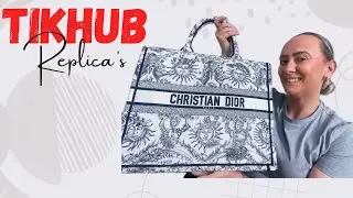 WOW LOOK AT THIS DIOR TOTE  💼  | TIKHUB | COLLABORATION #totebag #dior #shopping