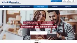 In drei Minuten zur eigenen Website | Der Homepage-Baukasten von united-domains