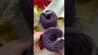 Вы знакомы с буретным шелком? #летнеевязание #knitting #летняяпряжа #вязание