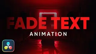How to Fade Text In and Out in DaVinci Resolve (Easy Animation)