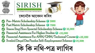 New Scholarship Scheme for Tea Tribe Student 2022-23 // Full Details Video