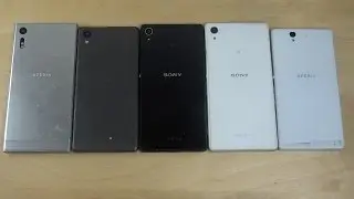 Sony Xperia XZ, Xperia X, Xperia Z3+, Xperia Z2 & Xperia Z Design Comparison!