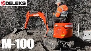 M100 DELEKS - Mini excavator 1 Ton - KUBOTA engine