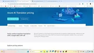 How to get Microsoft Azure Translate API key Free?
