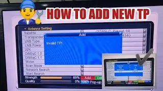 How To Add New TP in Dish Receiver | Invalid TP Issue Fixed