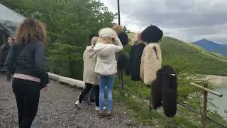 Грузия! Жинвальское водохранилище!