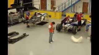 Arden Motorsport - GP2 car preparation time-lapse