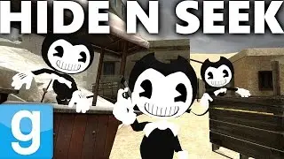 BENDY HIDE N SEEK | Garry's Mod Sandbox Fun (Bendy and the Ink Machine)