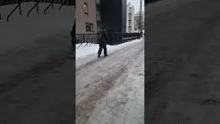 The unpleasant side of winter in Finland 