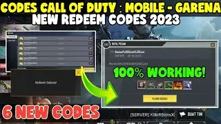 NEW CODM REDEEM CODES DECEMBER 2023 | COD MOBILE CODES CP | CALL OF DUTY CODES | KODE REDEEM CODM