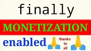 monetization enabled 🔥🔥youtube monetization enable