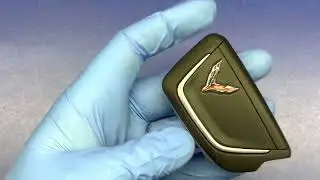 Key replacements battery Chevrolet Corvette ,Замена батарейки в ключе Chevrolet Corvette