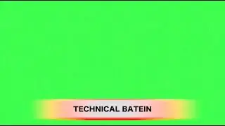 LOWER THIRD NAME PLATE GREEN SCREEN FREE || FREE LOWER THIRD GREEN SCREEN