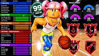 This SCORING GENERAL PG Build Is INSANE In Practical Basketball + SIGS + BADGES! (Roblox)