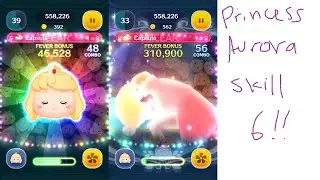 Ultimate Tsum Tsum - Princess Aurora Skill 6 - X Million