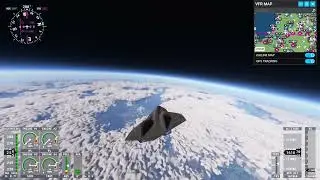 MSFS 2020 Darkstar from New York to Chicago (Storm)