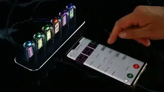NovelLife Tube Clock Smart Phone APP Control Test