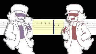 Friday Night Funkin - VS Garcello - FADING (Easy Guitar Tabs Tutorial)