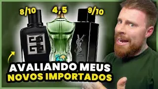 AVALIANDO os 6 Novos PERFUMES IMPORTADOS que Comprei em 2024 (100% Sincero) | Perfumes Masculinos