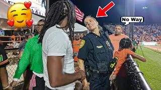 I Rizzed A POLICE OFFICER👮🏼‍♀️💕I Think She Fell In LOVE🥰