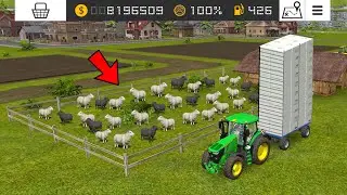 1000 Sheep Feeding With Loading Wagon In Fs16 | Fs16 Multiplayer | Timelapse |