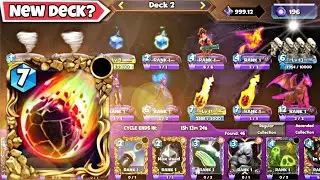 Reached Champion 2 League with Double Meteor Spam Deck!🔥 Castle crush🏰