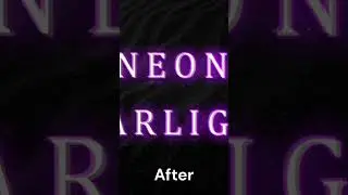Neon Light Effect in Photoshop