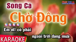 Karaoke Chờ Đông Song Ca | Thái Tài