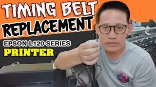 how to replace epson L120 timing belt