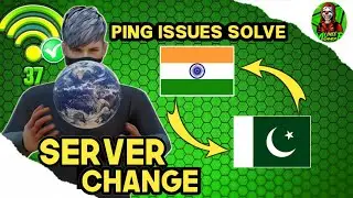 HOW TO JOIN INDIA & PAKISTAN SERVER || FREEFIRE SERVER CHANGE KAISE KARE😍 || PING ISSUES SOLVE 🥰✅
