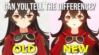 Amber Old and New Animation Comparison | Genshin Impact