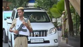 TELANGANA CM KCR CONVOY VISUALS CLEAN FEED