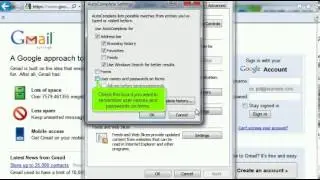How to manage saved passwords in Internet Explorer