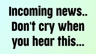 🌈God message today | Please pardon me for being so egotistical as to believe...Incoming news..|🙏