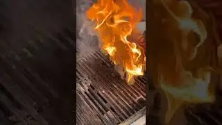 A unique way to make steak on the grill. 🤔