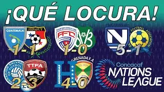 GOLEADAS Y SORPRESAS EN EL INICIO DE LA LIGA DE NACIONES DE CONCACAF