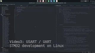 Sending data over USART | STM32 development on Linux | VIDEO3