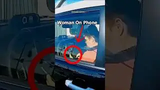Karen Nearly Runs Biker Over! 