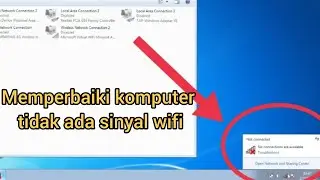 Memperbaiki komputer tidak ada sinyal wifi