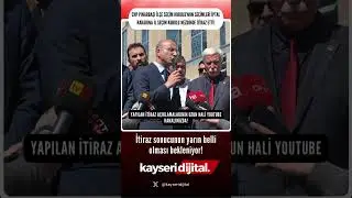 CHP PINARBAŞI İLÇE SEÇİM KURULU’NUN SEÇİMLERİ İPTAL KARARINA İL SEÇİM KURULU NEZDİNDE İTİRAZ ETTİ!