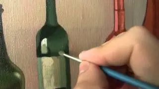 Как рисовать стеклянные предметы. Бутылки.