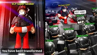 Roblox SCP Raid but I'm a super soldier..