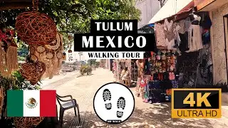 TULUM city centre - Mexico - Walking Tour