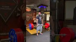 320 кг.🔥Тяга стоя на гвоздях💪🏻Низами Тагиев🏋🏻‍♂️ 
