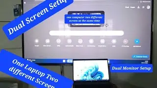 How to  Work on two different Desktop Screen at the same time