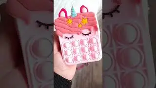 Unicorn pop it small bag